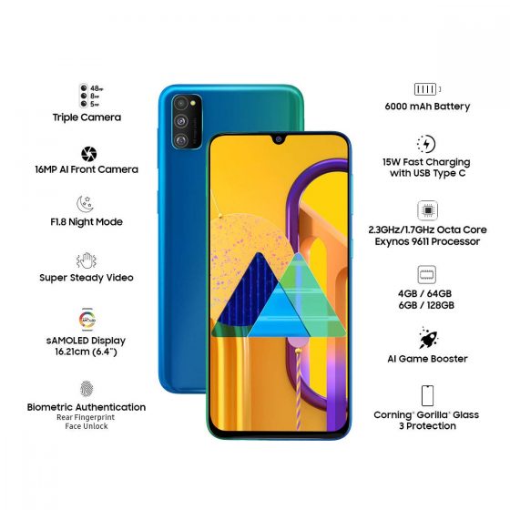 samsung m30s price 6gb ram 128