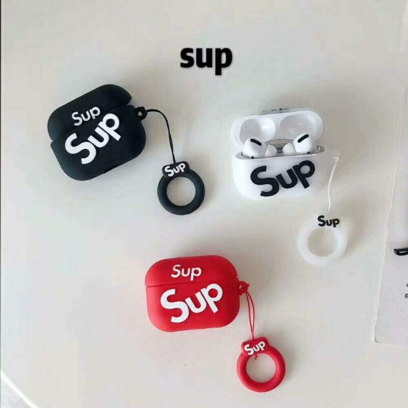 Supreme AirPods pro Case Leather Skin & Covers For Airpods 3